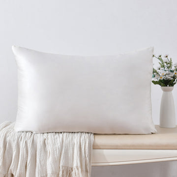 Luxury 22 Momme Mulberry Silk Pillowcase Set (2-Pack) – Double-Sided Design, Hidden YKK Zipper, Hypoallergenic & Breathable, Gift Box Packaging