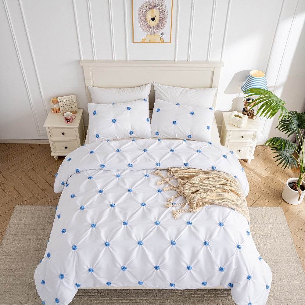 Chic Home Design Daya 8-Piece Lavender King Duvet Cover Set at Chic Home Design Daya 8-Piece Lavender King Duvet Cover Set at