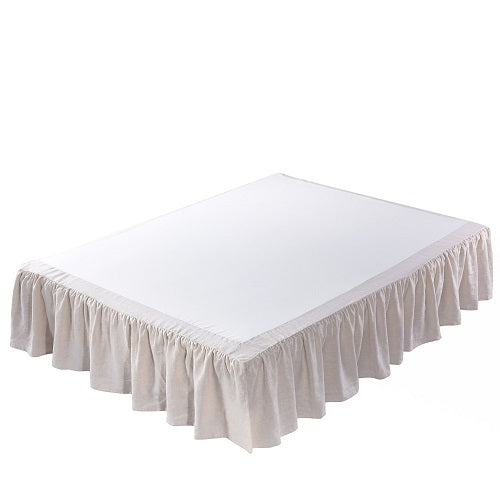 Wholelinens Linen Bed Skirt-Washed Dust Ruffle - Wholelinens