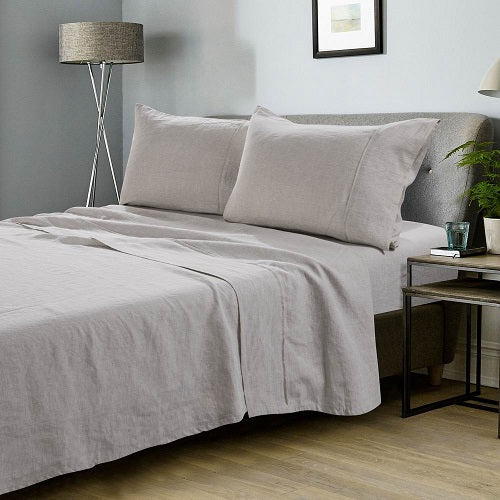 Wholelinens Linen Sheet Sets- Deep Pocket with Flat and Fitted Pair - Wholelinens