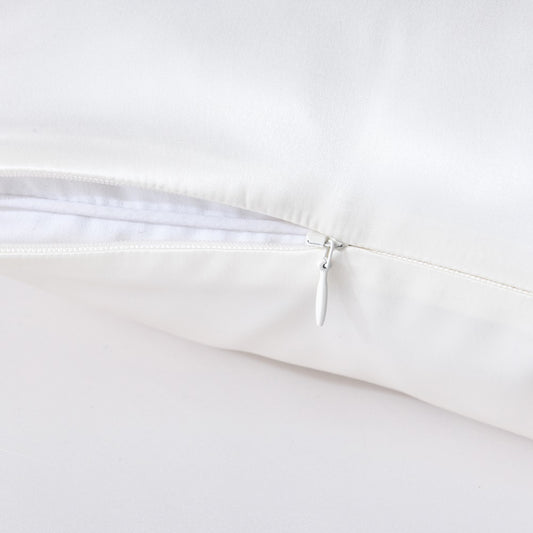 Luxury 22 Momme Mulberry Silk Pillowcase Set (2-Pack) – Double-Sided Design, Hidden YKK Zipper, Hypoallergenic & Breathable, Gift Box Packaging
