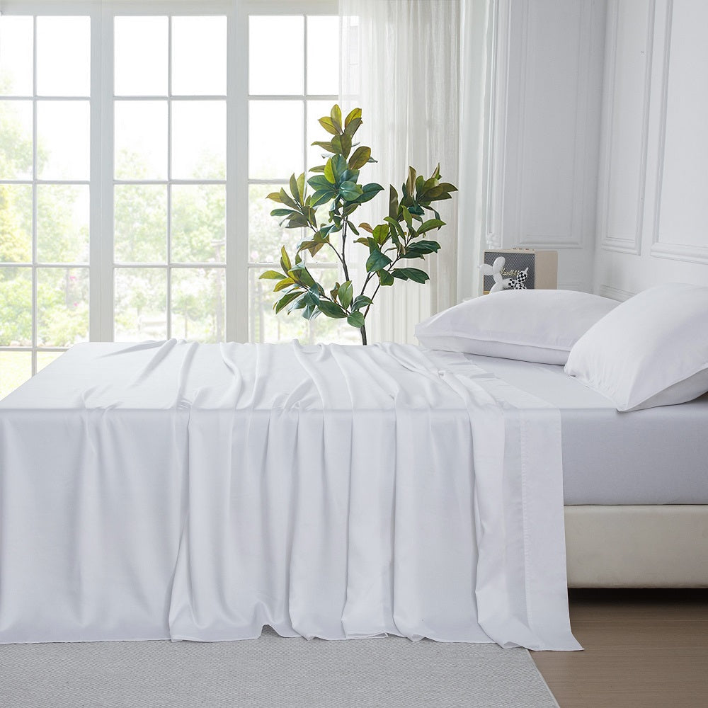 Hotel Quality Bamboo Sheet Set – 300TC Rayon from Bamboo, Silky Soft, Breathable & All-Season Comfort