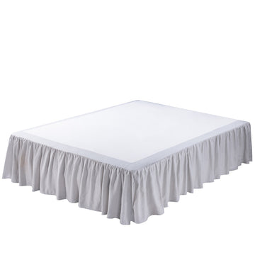 Linen Bed Skirt, Dust Ruffle, 16" Drop