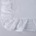 Wholelinens Linen Standard Pillow Shams-Stone Washed, Ruffle Style - Wholelinens