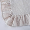 Wholelinens Washed  Linen Euro Pillow Shams-Ruffle Style - Wholelinens