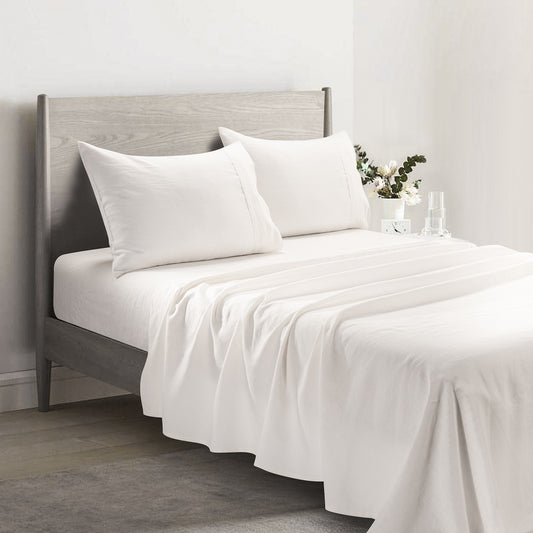 Wholelinens Linen Sheet Sets- Deep Pocket with Flat and Fitted Pair - Wholelinens