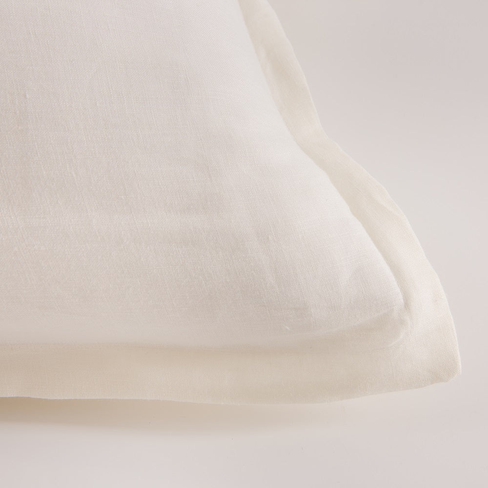 Wholelinens Linen European Pillow Shams, 2 Pcs, 26"x26" Square Pillow Sham - Wholelinens