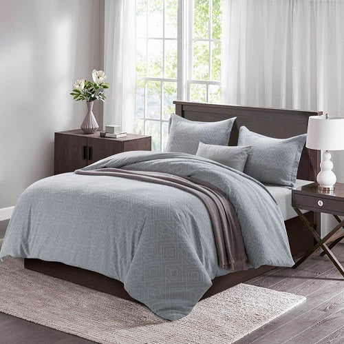 Wholelinens Cotton Matelasse Duvet Cover Set - Wholelinens