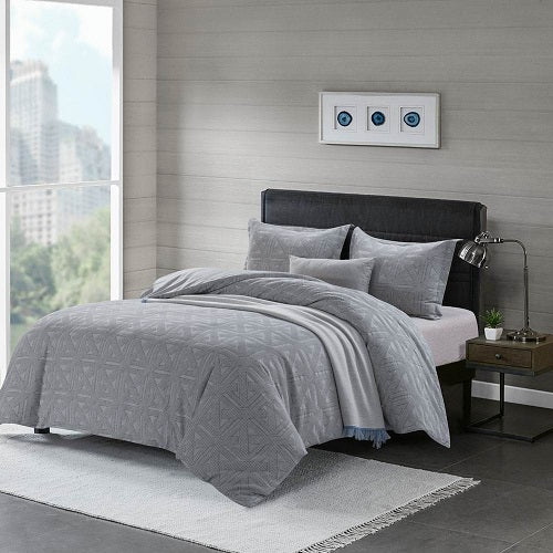 Wholelinens Cotton Matelasse Duvet Cover Set - Wholelinens