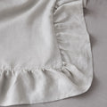 Wholelinens Washed  Linen Euro Pillow Shams-Ruffle Style - Wholelinens