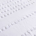 Wholelinens Dobby Clipped Dot Duvet Cover Set, White - Wholelinens