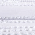 Wholelinens Dobby Clipped Dot Duvet Cover Set, White - Wholelinens