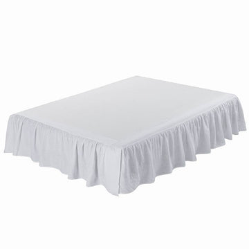 Wholelinens Linen Bed Skirt-Washed Dust Ruffle - Wholelinens