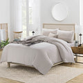 Wholelinens Linen Duvet Cover Set-Stone Washed Double Stitch Edge - Wholelinens