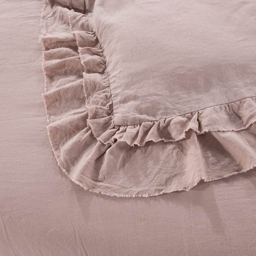 Wholelinens Linen Duvet Cover Set-Stone Washed Petticoat - Wholelinens