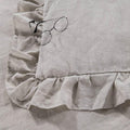 Wholelinens Linen Duvet Cover Set-Stone Washed, Ruffled Edge - Wholelinens