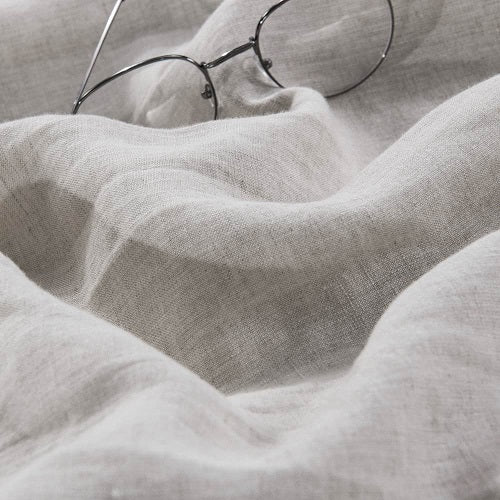 Wholelinens Linen Duvet Cover Set-Stone Washed, Ruffled Edge - Wholelinens