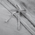 Wholelinens Linen Duvet Cover Set-Stone Washed Bow Ties - Wholelinens