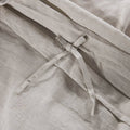 Wholelinens Linen Duvet Cover Set-Stone Washed Bow Ties - Wholelinens