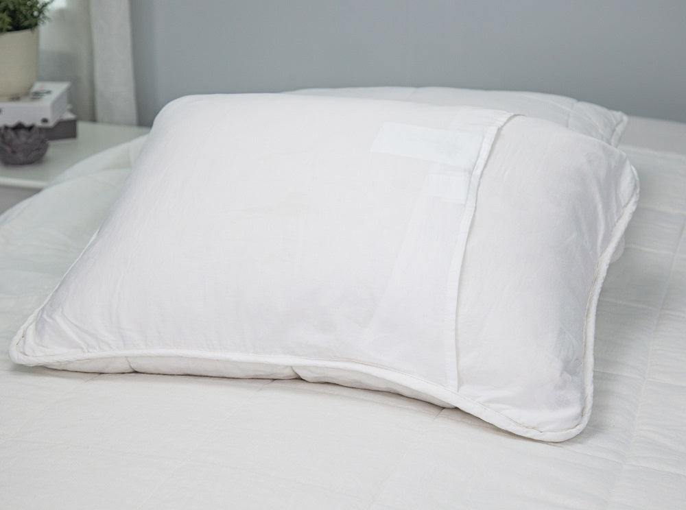 WHOLINENS Linen Blend Quilt & Pillow Shams, Stone Washed Lofty French Linen Quilt Queen/King-White
